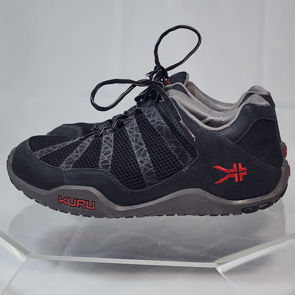 Kuru Chicane Men 8.5 Black Athletic Trail Hiking Low Shoes/Sneakers